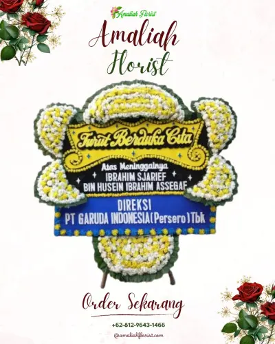 Papan Bunga Duka di Baringin Jaya