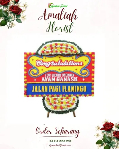 Bunga Papan Congratulation di Baringin Jaya